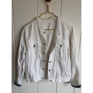 Rag & Bone White Denim Jacket, Medium $400